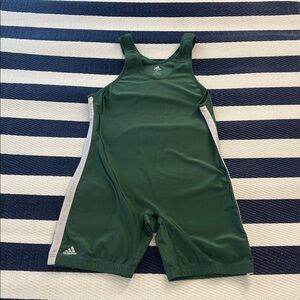 Adidas Three Stripes Hunter Green One Piece Size XXL